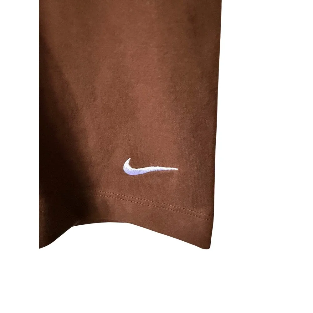 Nike Sportswear Essential Bike Shorts Womens Large‎ Brown Excellent CZ8526-258